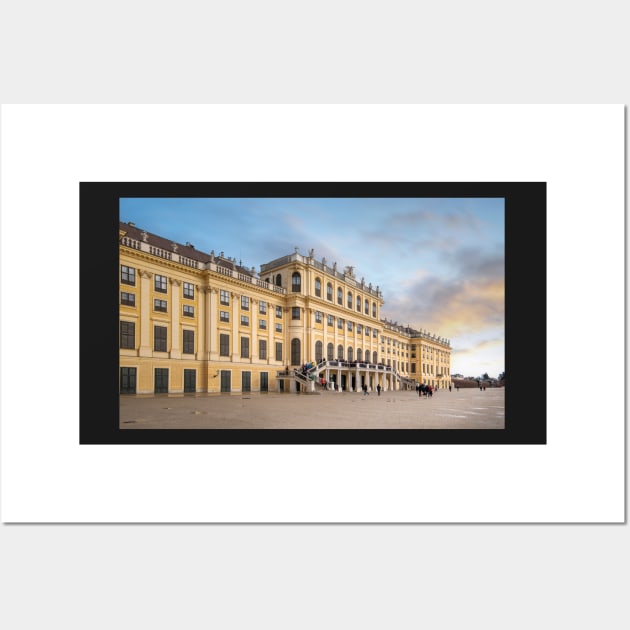 Schonbrunn Palace in Vienna, Austria Wall Art by mitzobs